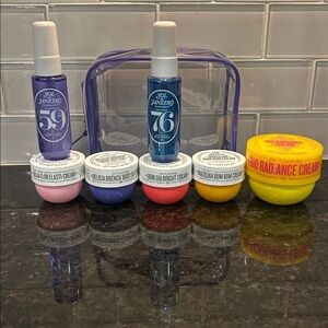 6 SOL DE JANEIRO CREAMS + 1 SPRAY + Cosmetic Case 🆕